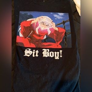 T-shirts 2/$15 Inuyasha “Sit Boy” tee XL